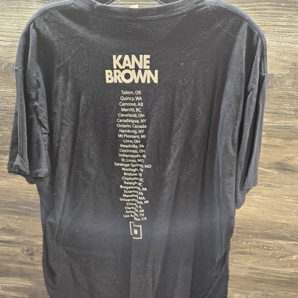 Next Level Black Kane Brown Concert Tour T-Shirt Music Women's Size Large - Picture 2 of 3